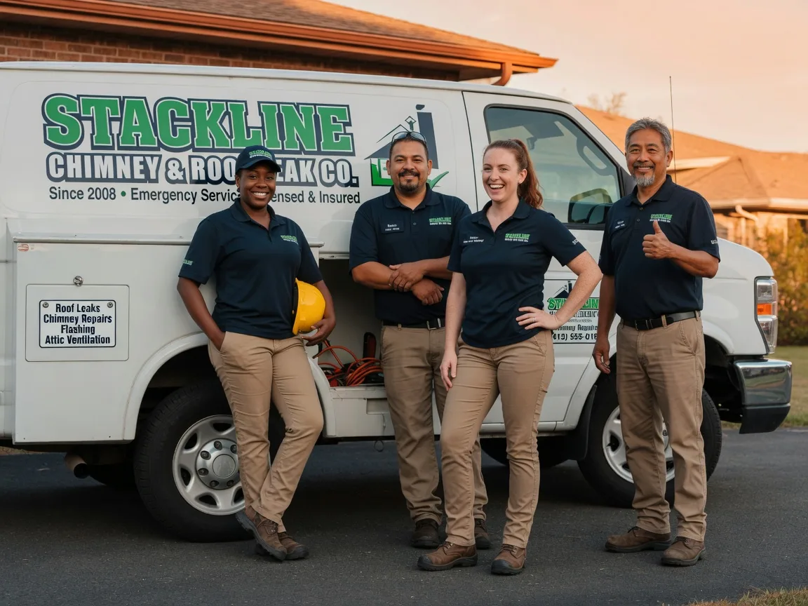 Chimney flashing repair company in Calvin, ND